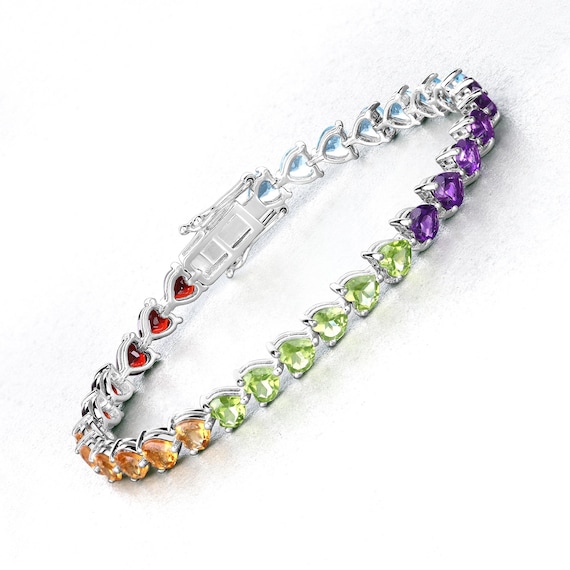 Want a vibrant multi gemstone tennis bracelet? Here are 5 things to check before you buy one!