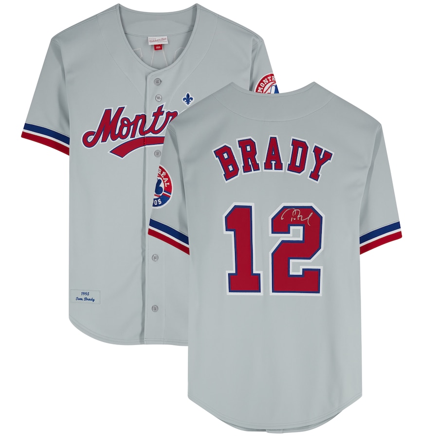 Authentic Tom Brady Baseball Jersey: Show Your Support!