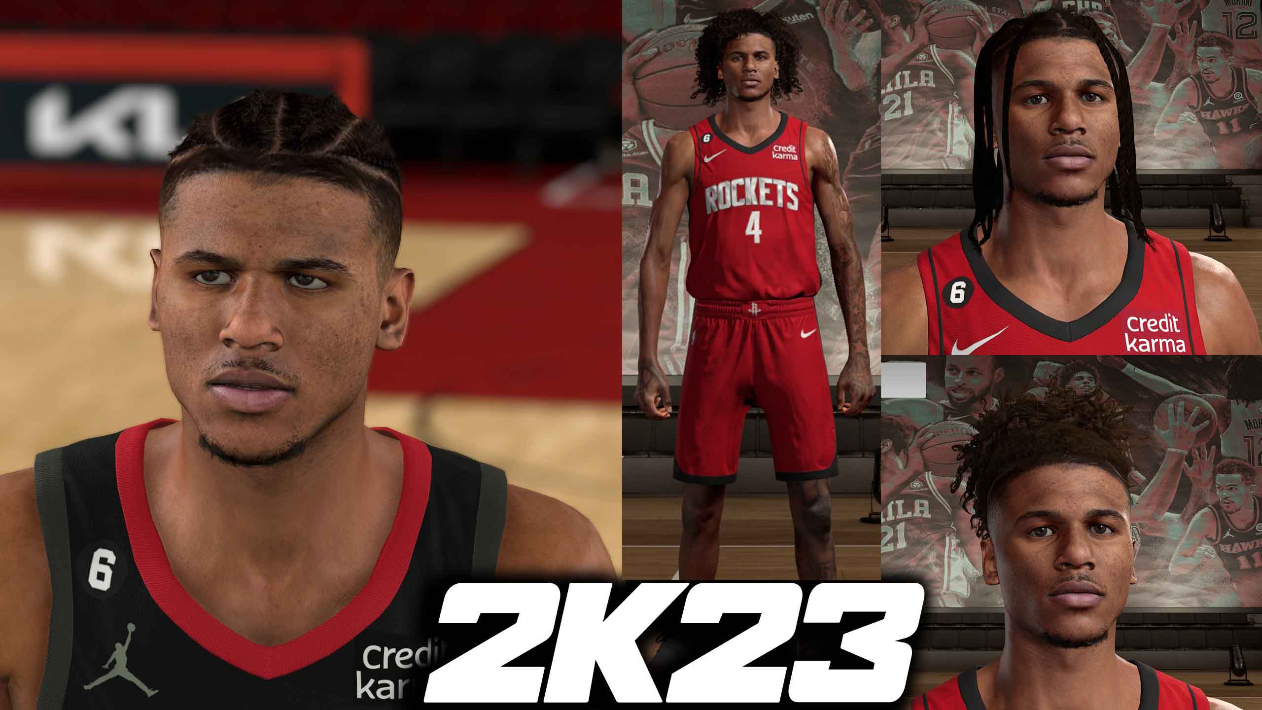 Get the latest nba 2k23 jalen green cyberface ppp for a better looking game experience today.